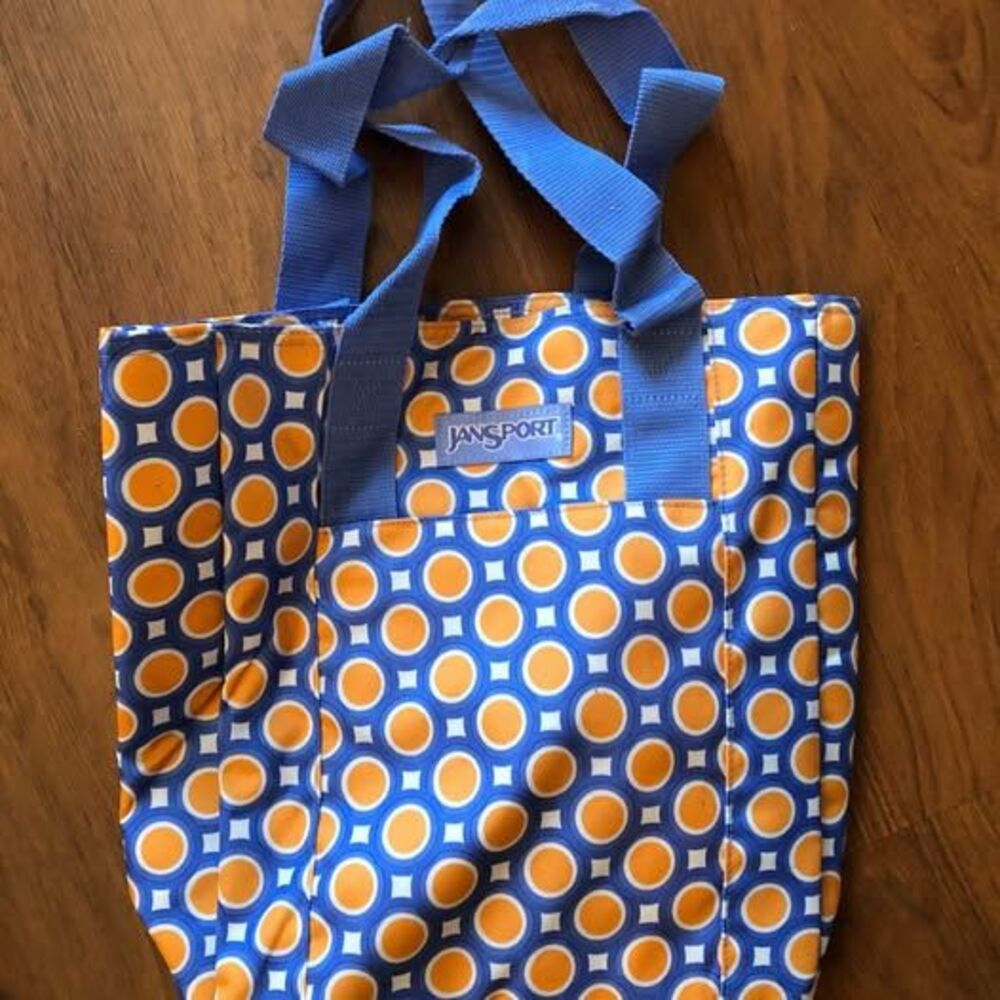 Jansport Orange/Blue Tote Bag New with Tags Great for School/Work